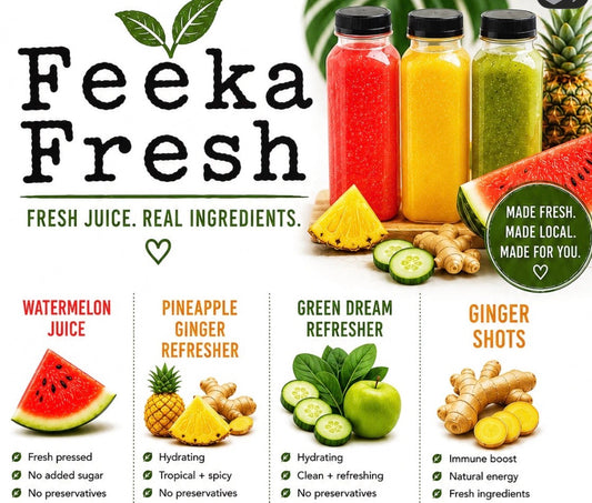 Any Refresher 4 count & Ginger shots 2 count Bundle 1