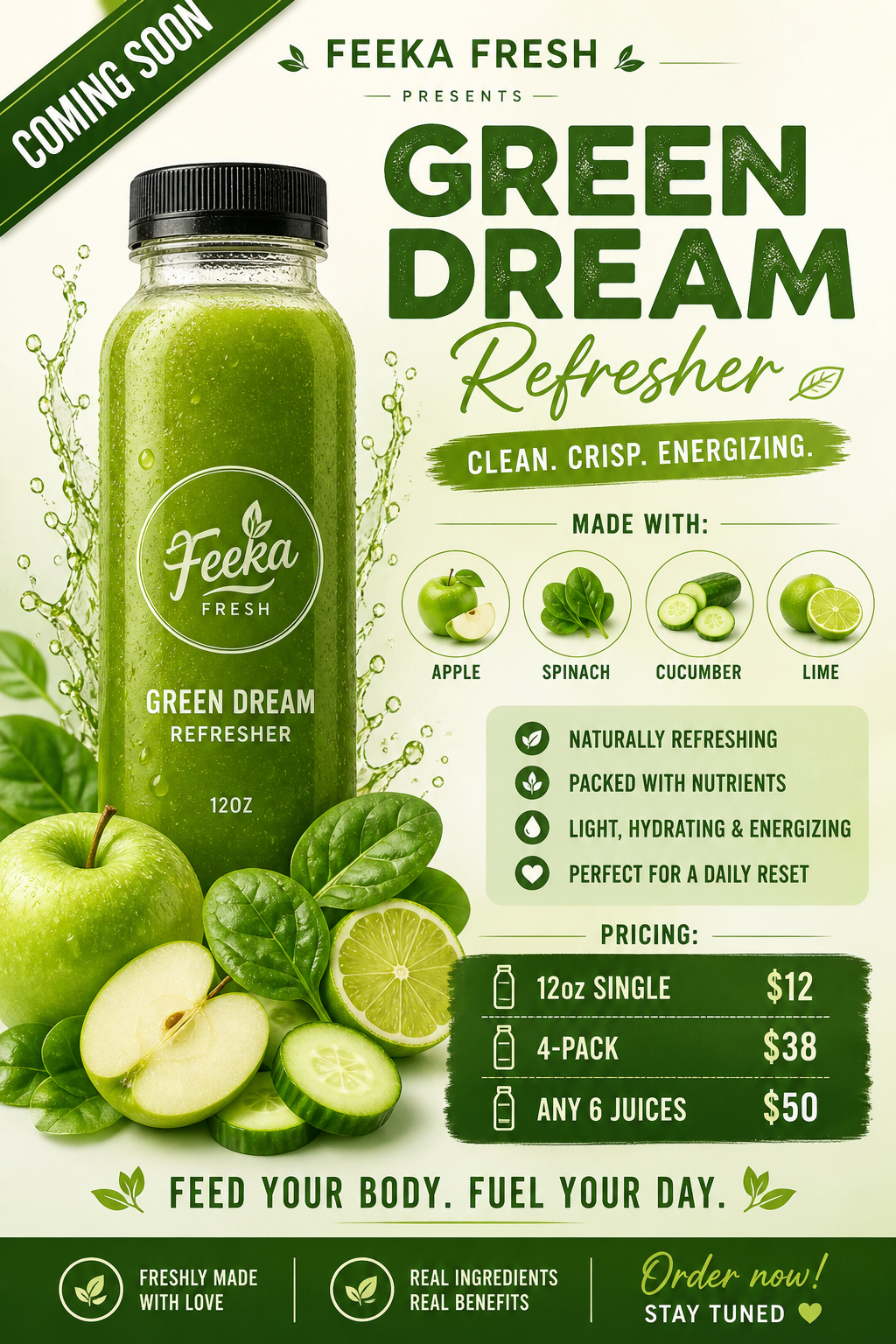 Feeka Green Dream Refresher